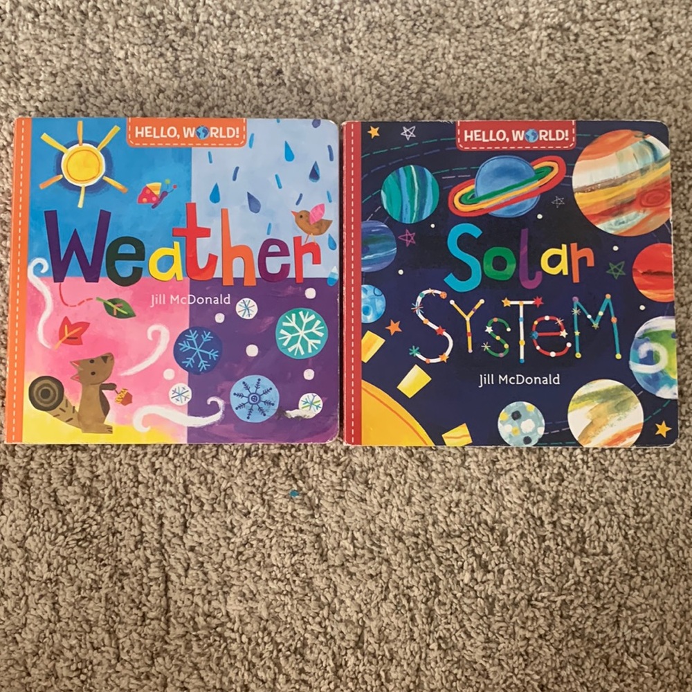 📚 Hello World books - Weather & Solar System